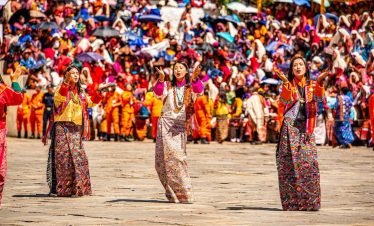 Thimphu Tshechu in Bhutan